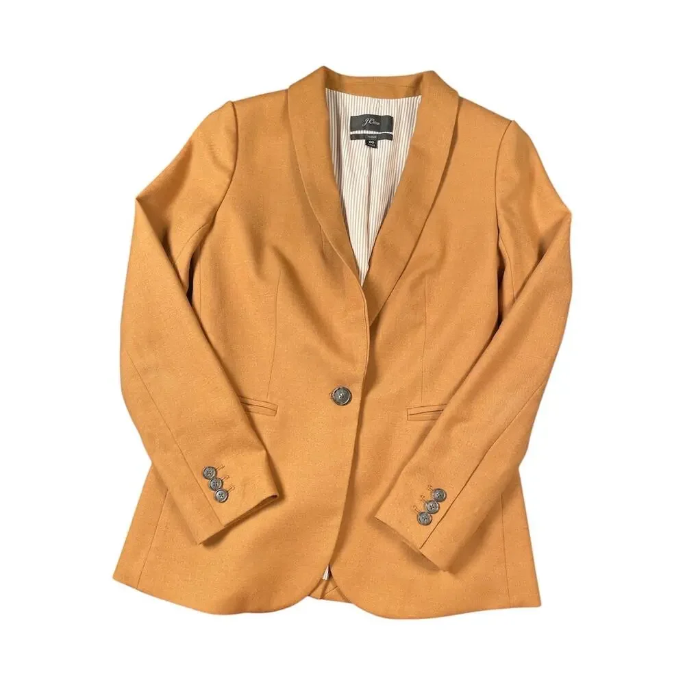 J.Crew Parke Chestnut Blazer in Wool - sz 00